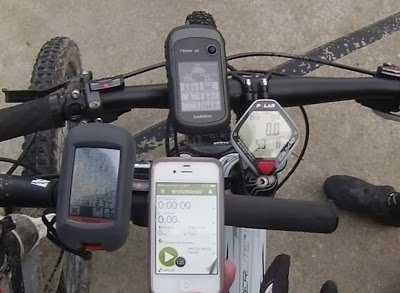 Comparativa GPS Garmin Etrex 30 vs Garmin Dakota 20 vs Iphone 4