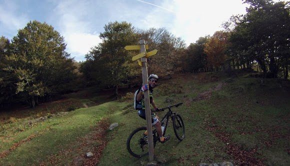 aizkorri en btt Es difícil perderse