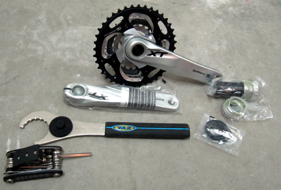 Cómo montar unas bielas Shimano XT Hollowtech II