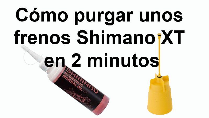 Cómo purgar los frenos Shimano XT en 2 minutos