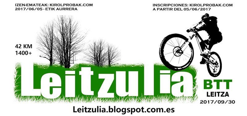 II Marcha BTT Leitzulia, 5 de junio, apertura de inscripciones!