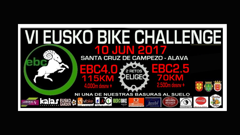 VI Eusko Bike Challenge 2017, versión EBC2.5