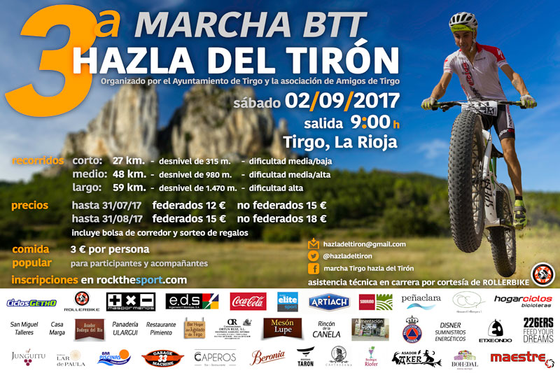 III Marcha BTT Hazla del Tirón, inscripciones abiertas!