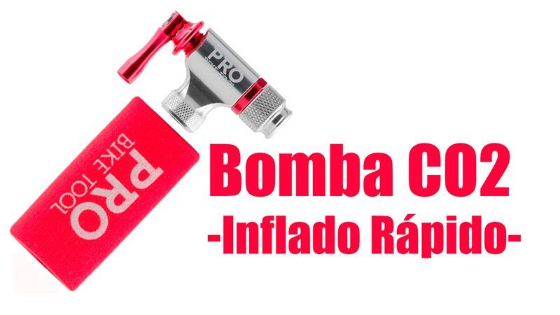 Bomba de CO2, inflado inmediato