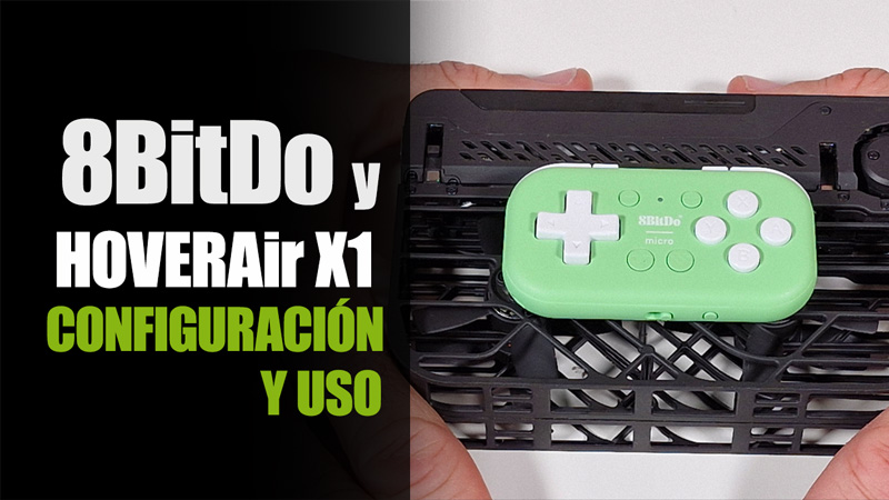 8BitDo Micro, el mando a distancia para el HOVERAir X1 | Configuración y uso